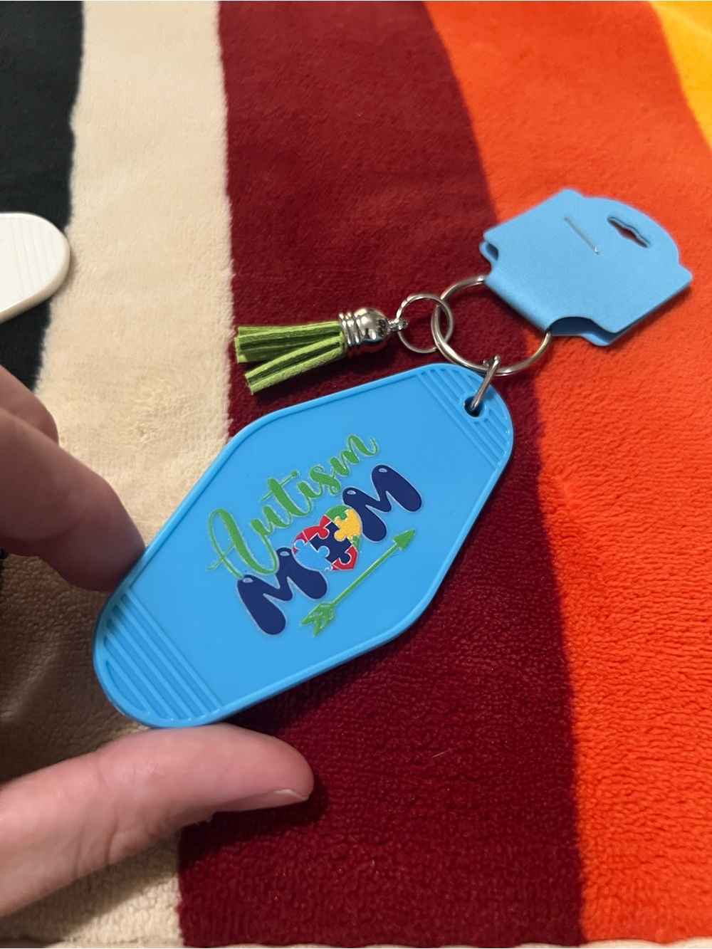 Autism Mom Keychain 🧩